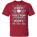 Female Chef T-Shirt CustomCat