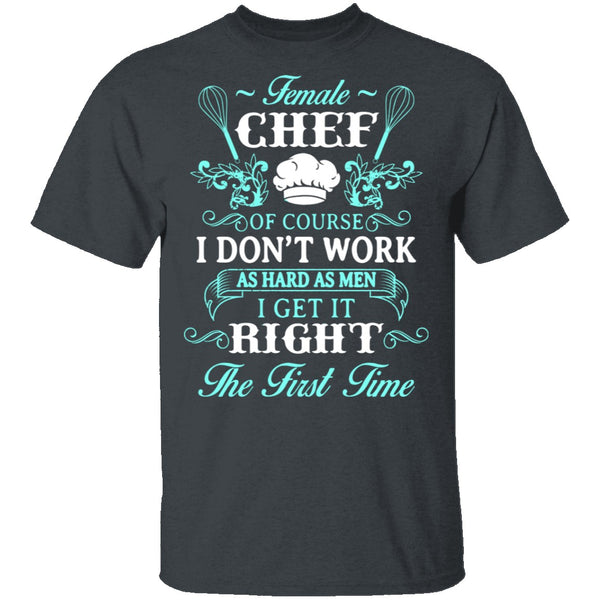Female Chef T-Shirt CustomCat