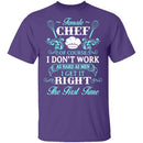 Female Chef T-Shirt CustomCat