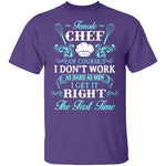Female Chef T-Shirt CustomCat