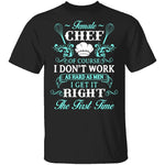 Female Chef T-Shirt CustomCat