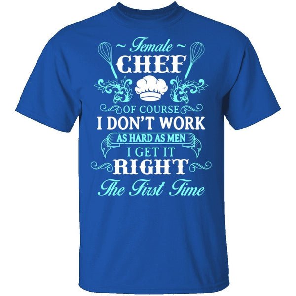 Female Chef T-Shirt CustomCat