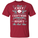 Female Chef T-Shirt CustomCat