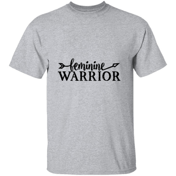 Feminine Warrior T-Shirt CustomCat