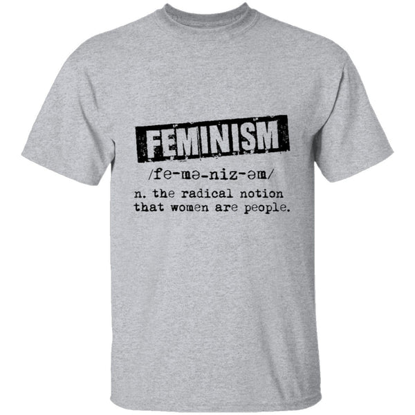 Feminism Deffinition T-Shirt CustomCat