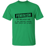 Feminism Deffinition T-Shirt CustomCat