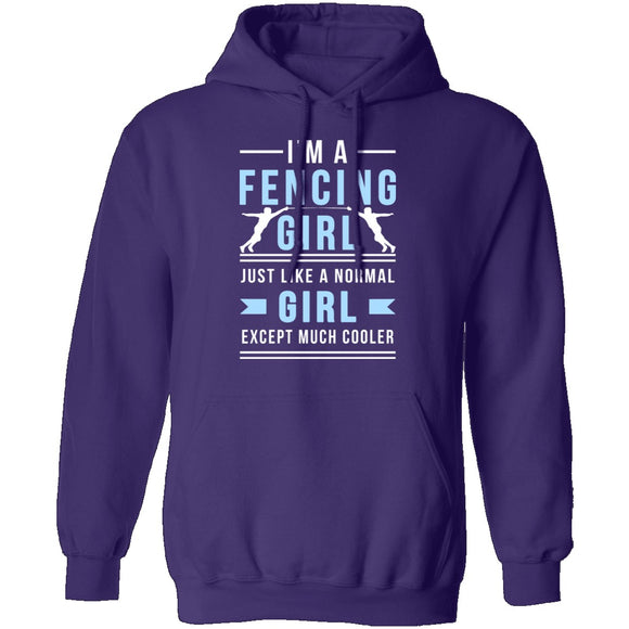 Fencing Girl T-Shirt CustomCat