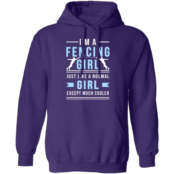 Fencing Girl T-Shirt CustomCat