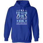 Fencing Girl T-Shirt CustomCat