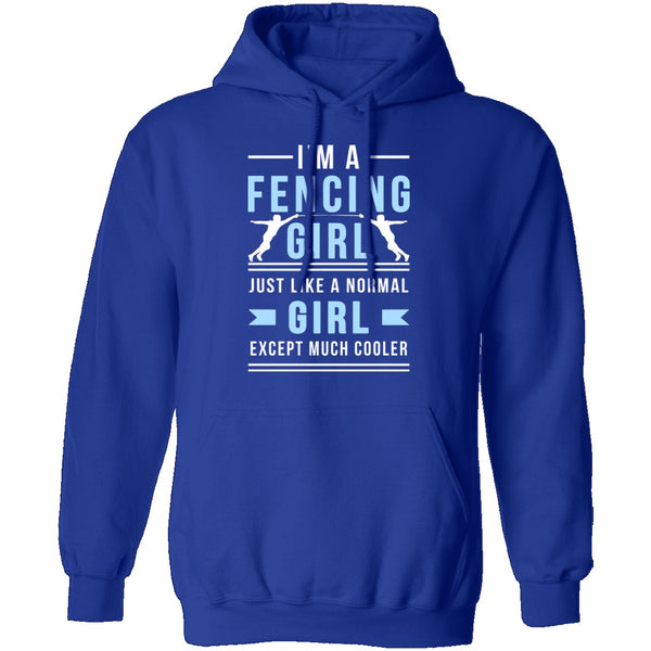 Fencing Girl T-Shirt CustomCat