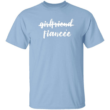 Fiancee (Girlfriend) T-Shirt CustomCat
