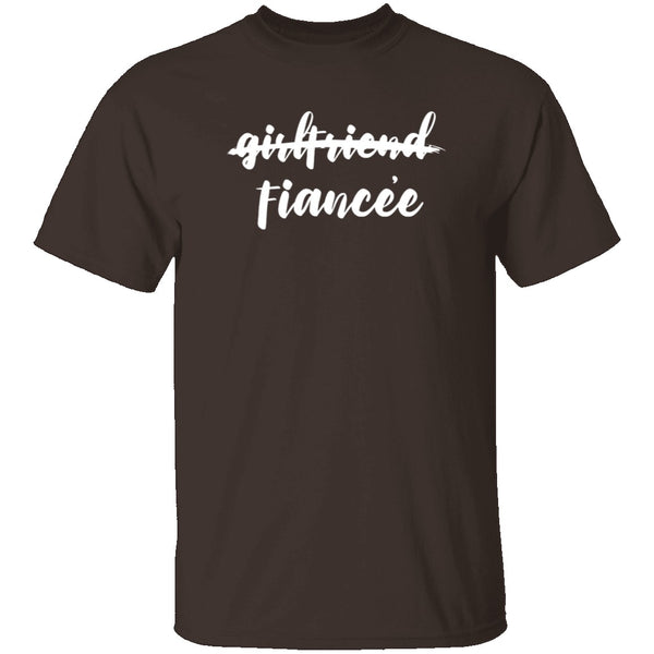 Fiancee (Girlfriend) T-Shirt CustomCat
