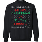 Filthy Muggle Ugly Christmas Sweater CustomCat