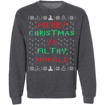 Filthy Muggle Ugly Christmas Sweater CustomCat