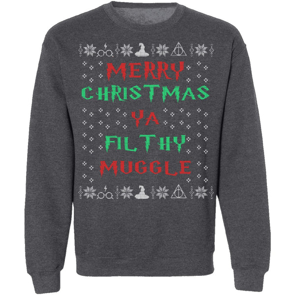 Filthy Muggle Ugly Christmas Sweater CustomCat