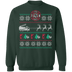 Fire Engine Ugly Christmas Sweater CustomCat