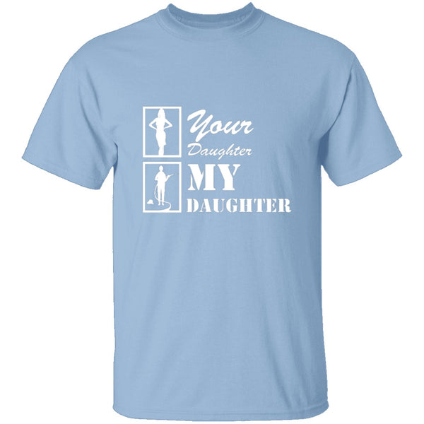 Firefighter Daughter T-Shirt CustomCat