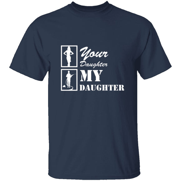 Firefighter Daughter T-Shirt CustomCat