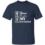Firefighter Daughter T-Shirt CustomCat