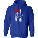 Firefighter Flag T-Shirt CustomCat