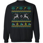 Firefighter Ugly Christmas Sweater CustomCat