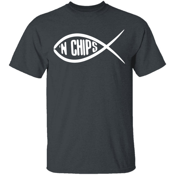 Fish N Chips T-Shirt CustomCat