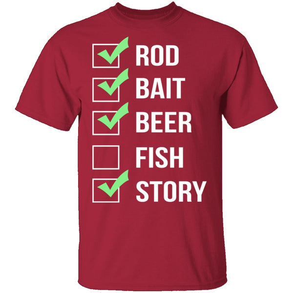 Fishing Checklist - T-Shirt