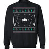 Fishing Ugly Christmas Sweater CustomCat
