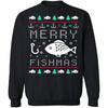 Fishmas Ugly Christmas Sweater CustomCat