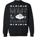 Fishmas Ugly Christmas Sweater CustomCat