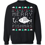 Fishmas Ugly Christmas Sweater CustomCat
