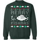 Fishmas Ugly Christmas Sweater CustomCat