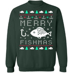 Fishmas Ugly Christmas Sweater CustomCat