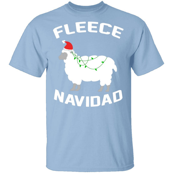 Fleece Navidad T-Shirt CustomCat