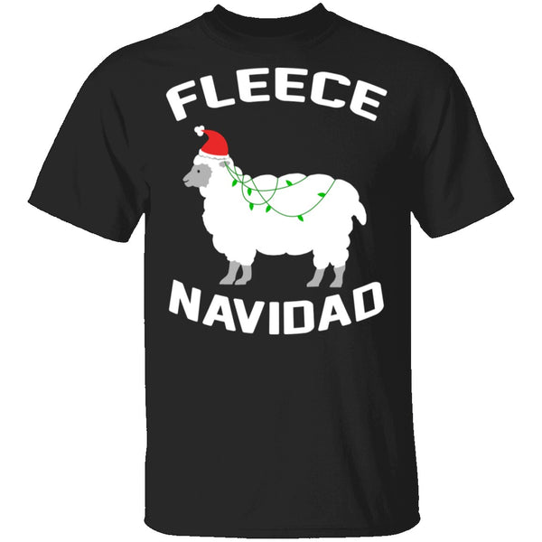 Fleece Navidad T-Shirt CustomCat