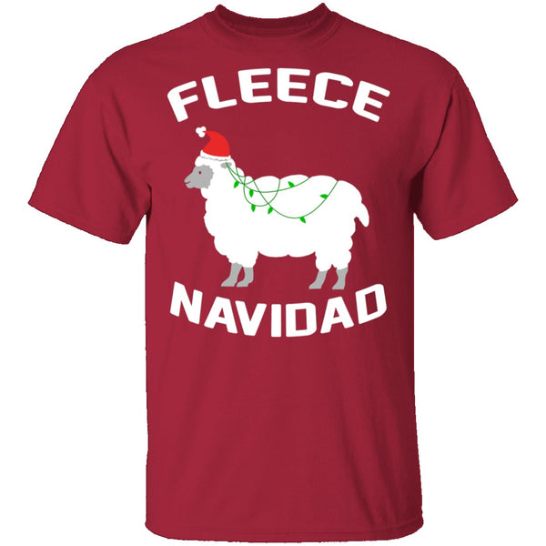 Fleece Navidad T-Shirt CustomCat
