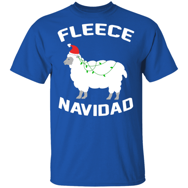 Fleece Navidad T-Shirt CustomCat