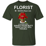 Florist Definition T-Shirt CustomCat