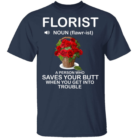 Florist Definition T-Shirt CustomCat
