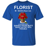 Florist Definition T-Shirt CustomCat