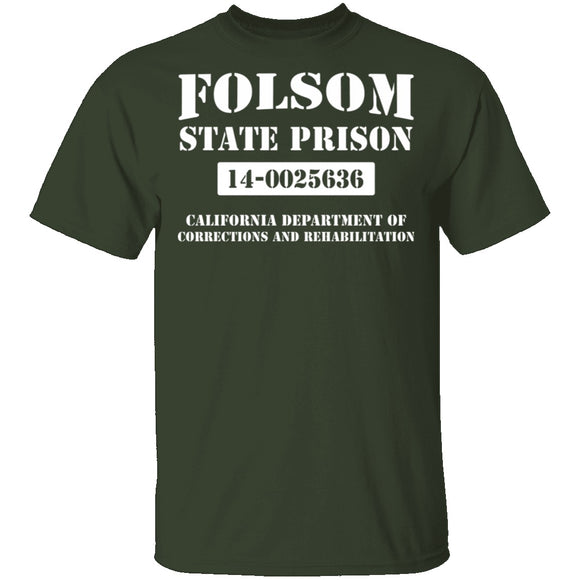 Folsom State Prison T-Shirt CustomCat