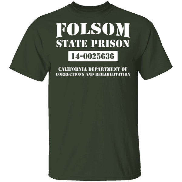 Folsom State Prison T-Shirt CustomCat