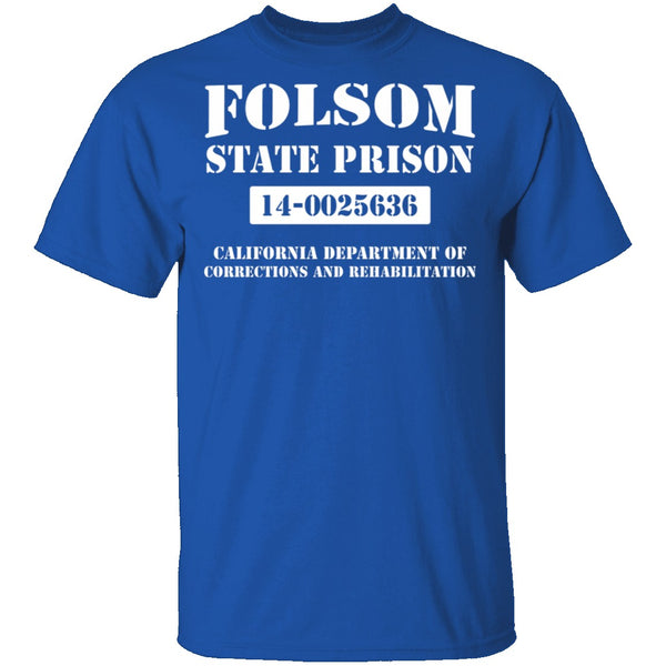 Folsom State Prison T-Shirt CustomCat