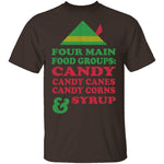 Four Main Food Groups T-Shirt CustomCat