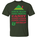 Four Main Food Groups T-Shirt CustomCat
