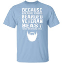 Freakin Proud Bearded Veteran T-Shirt CustomCat