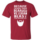 Freakin Proud Bearded Veteran T-Shirt CustomCat