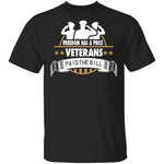Freedom Has A Price T-Shirt CustomCat