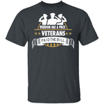 Freedom Has A Price T-Shirt CustomCat