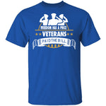 Freedom Has A Price T-Shirt CustomCat